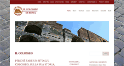 Desktop Screenshot of colosseo-roma.it
