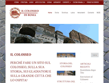 Tablet Screenshot of colosseo-roma.it